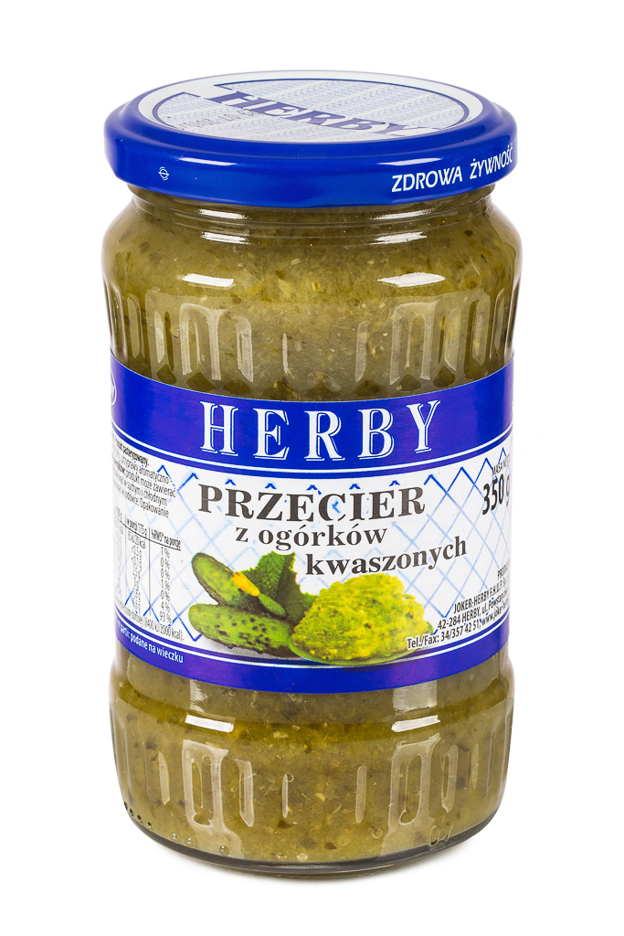 Przecier z ogórków kwaszonych 350 g