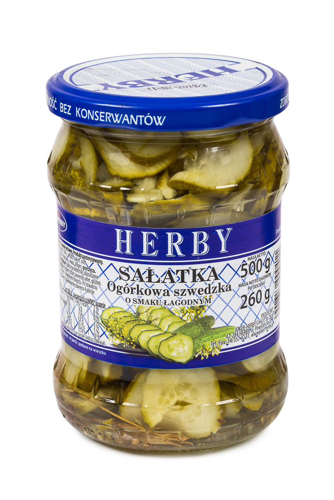 Sałatka ogórkowa szwedzka 500 g