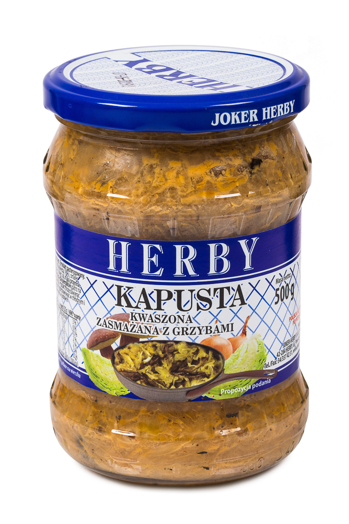Kapusta kwaszona z grzybami 500 g