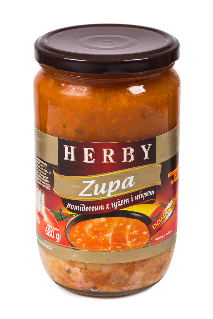 Zupa pomidorowa z ryżem i mięsem 680 g