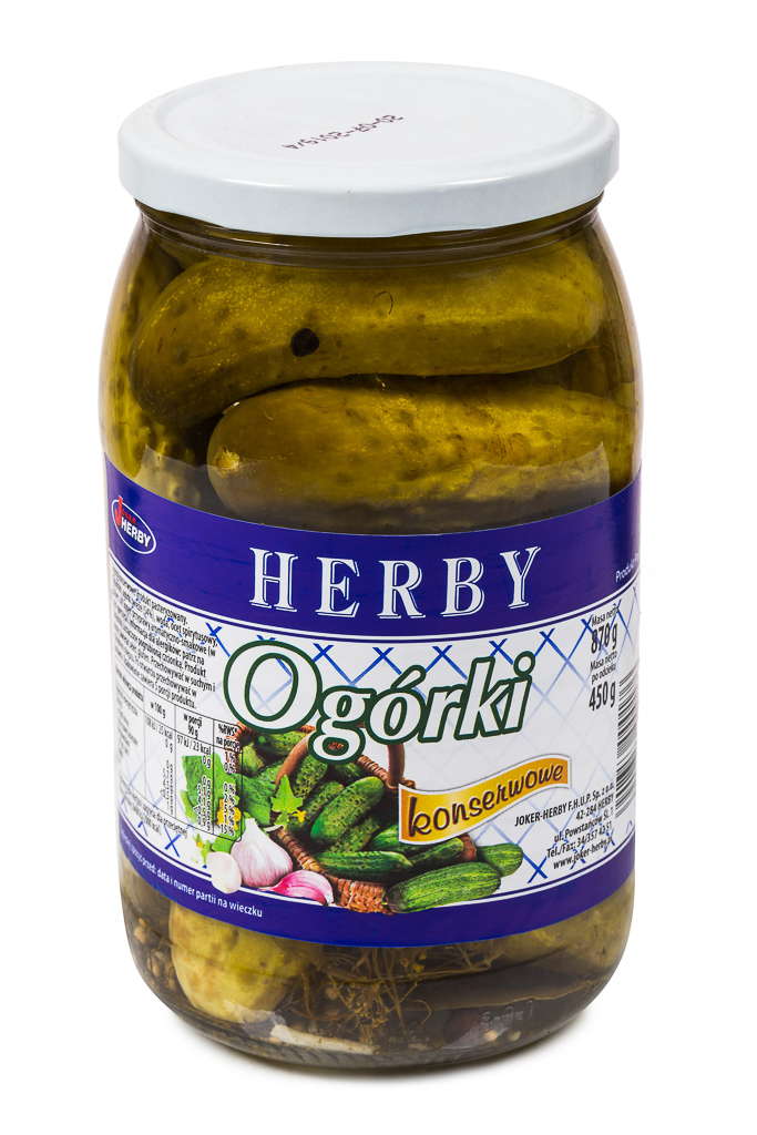 Ogórki konserwowe 870 g