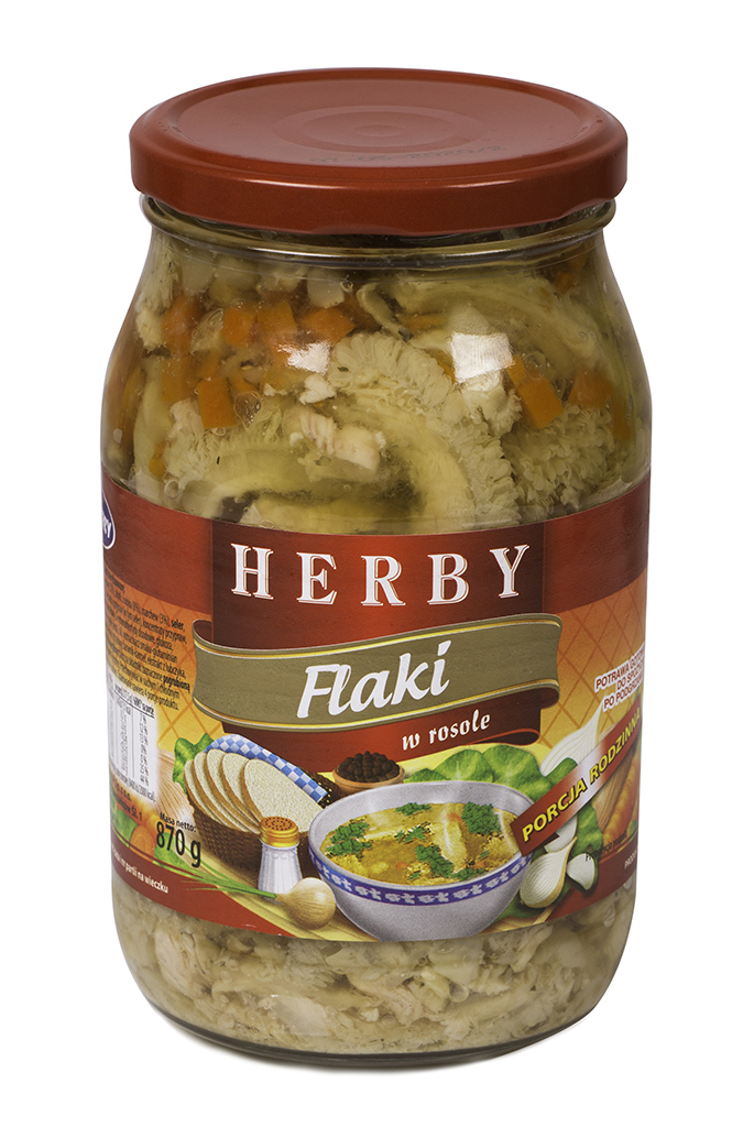 Flaki wołowe w rosole 870 g